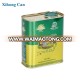 Cylinder shape 250ml olive oil tin cans